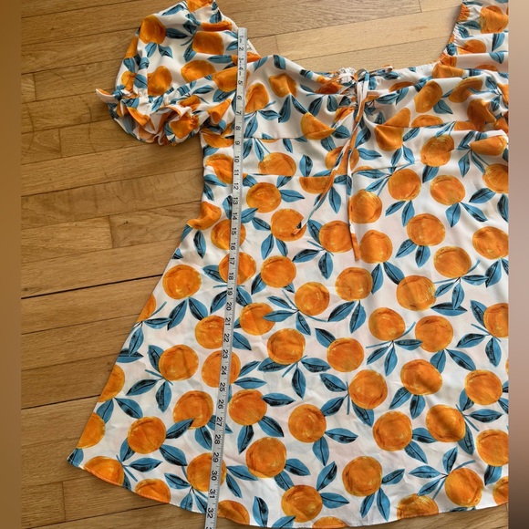🍊Orange Print Dress - Picture 14 of 14